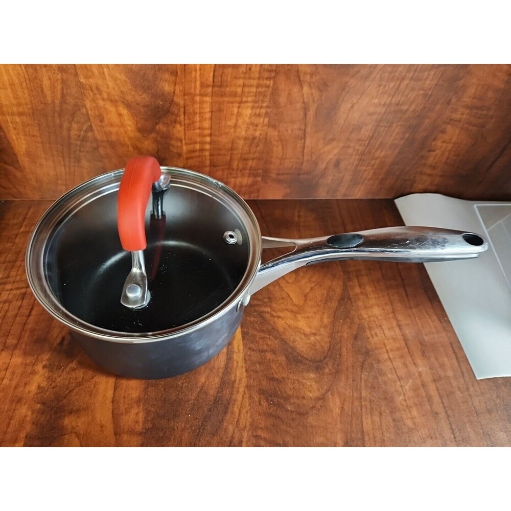 Tramontina Classic Anodized Sauce Pan 2.5 QT Pot 64 OZ 2.3 L Long Handle